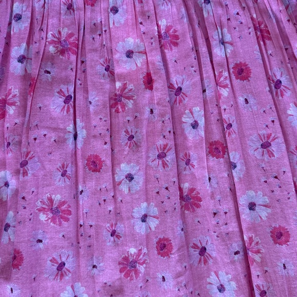 Love Shack Fancy Pink Floral Dress NWT Size L - Picture 6 of 9